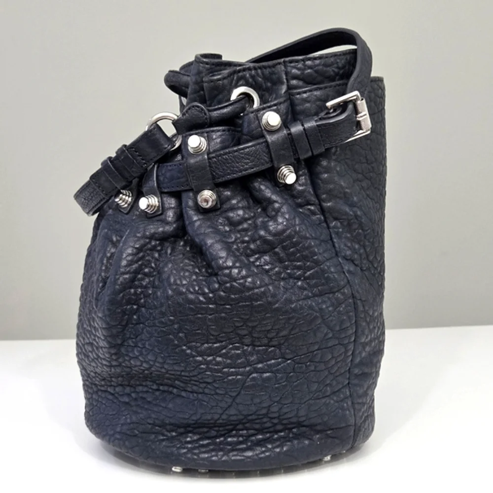 ALEXANDER WANG DIEGO BUCKET SHOULDER BAG NEPTUNE BLUE